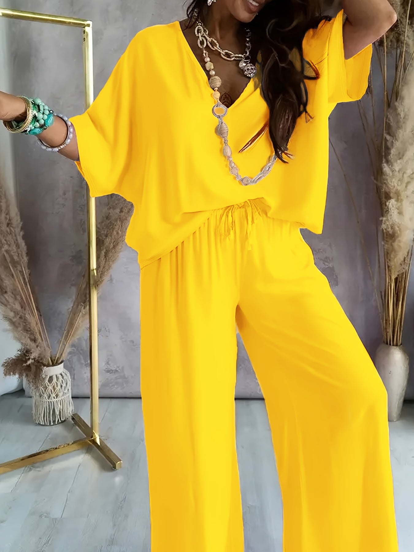 Ensemble Deux Pièces Femme Fluide | Confort Chic & Style Bohème