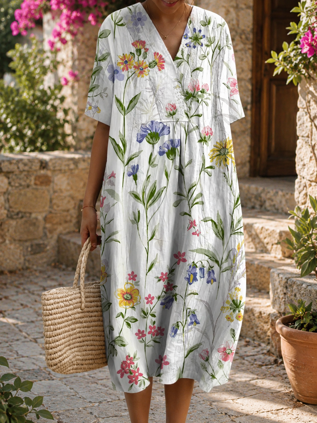 Alizée | Robe Fluide Élégante Pour Femme