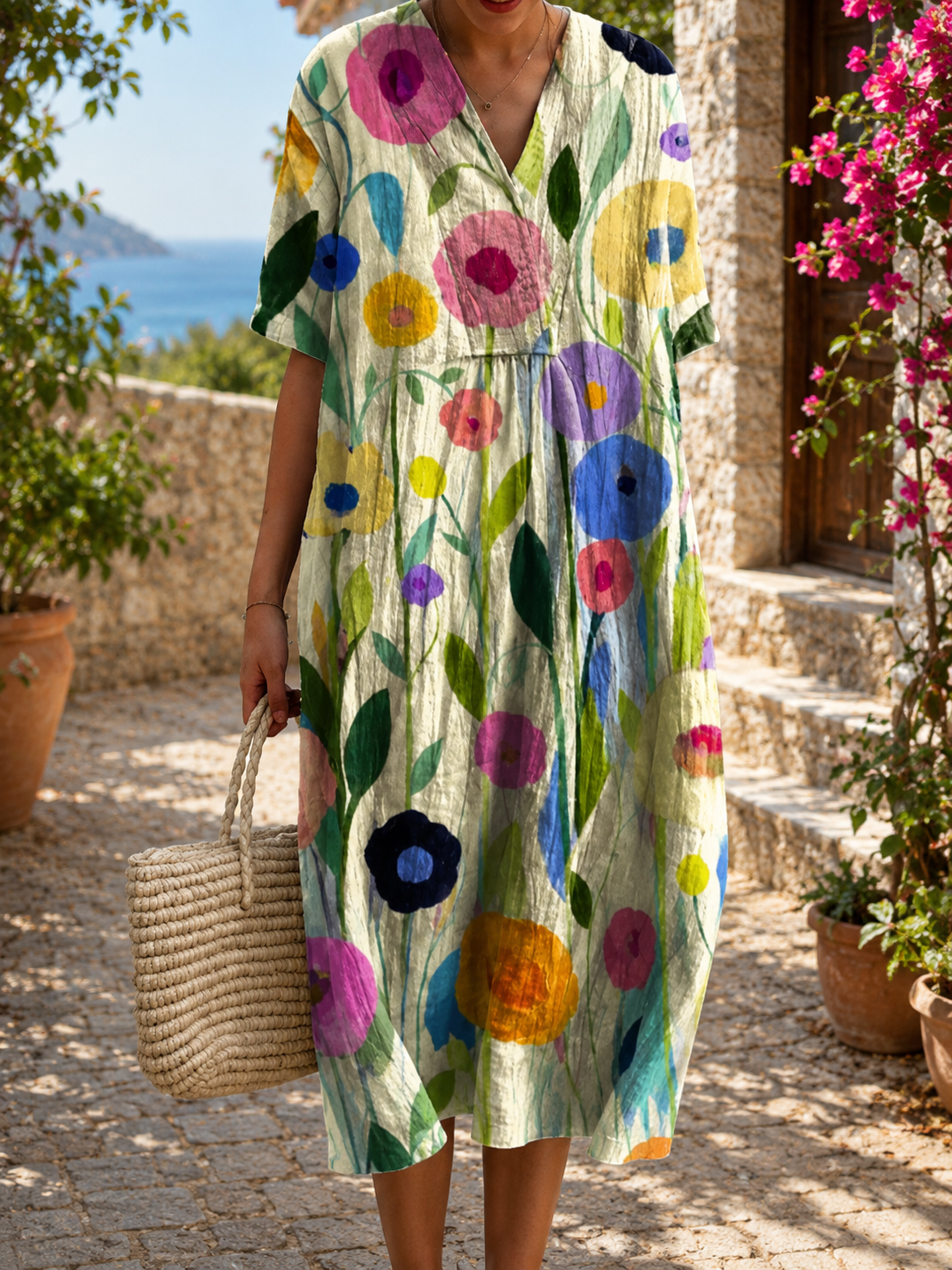 Alizée | Robe Fluide Élégante Pour Femme