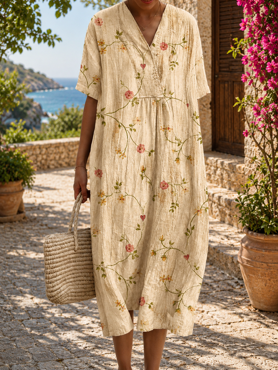 Alizée | Robe Fluide Élégante Pour Femme