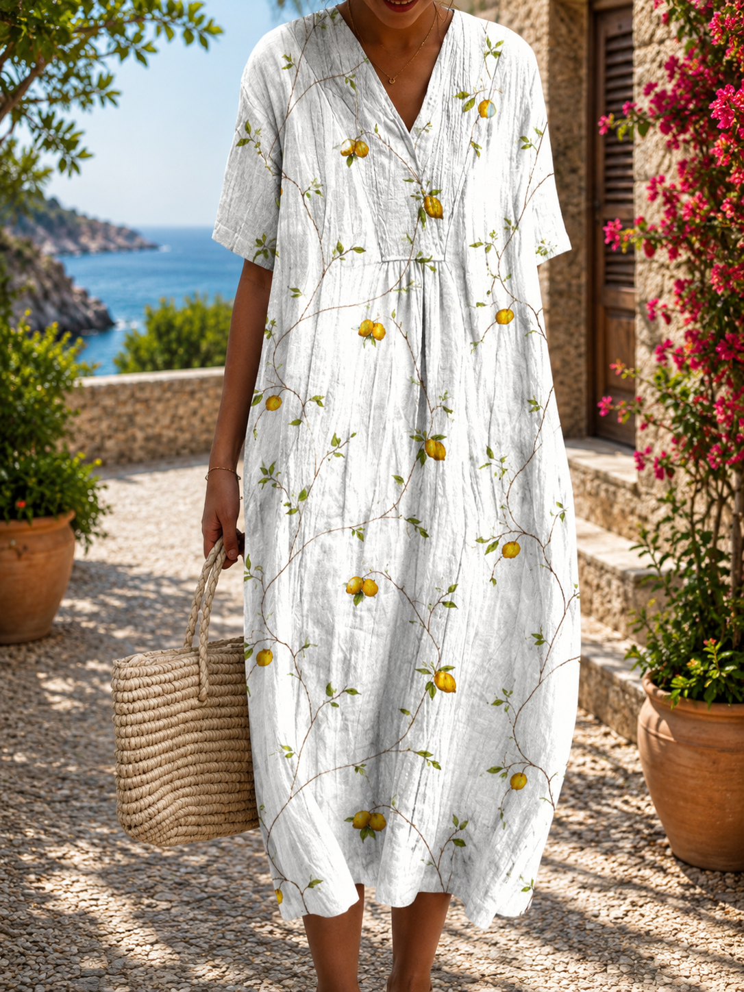 Alizée | Robe Fluide Élégante Pour Femme