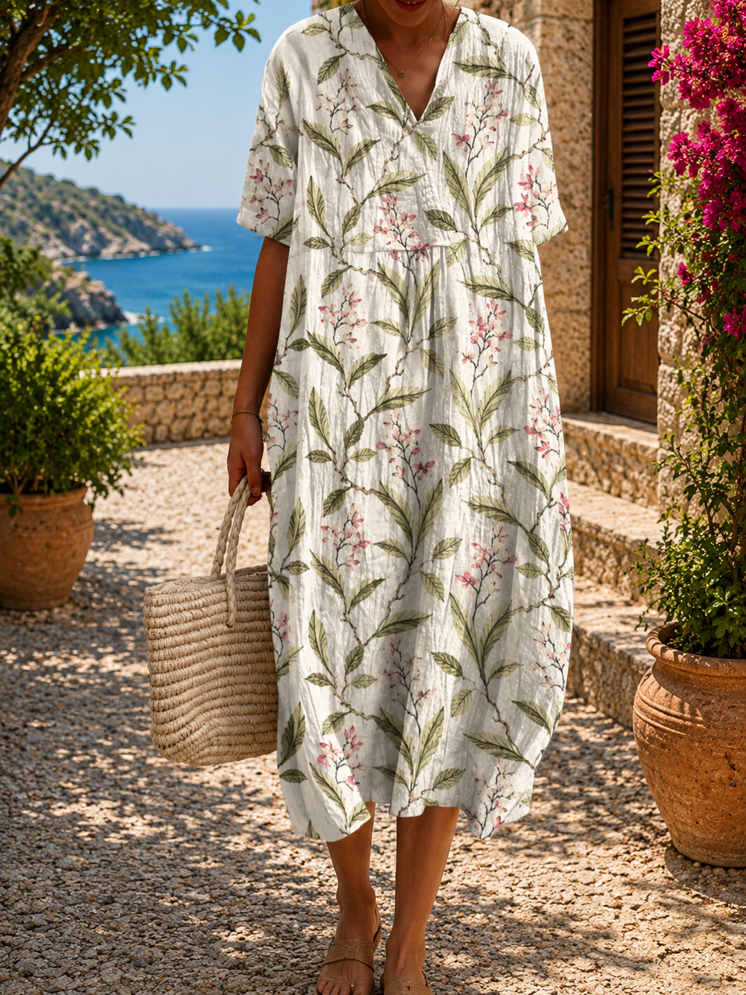 Alizée | Robe Fluide Élégante Pour Femme