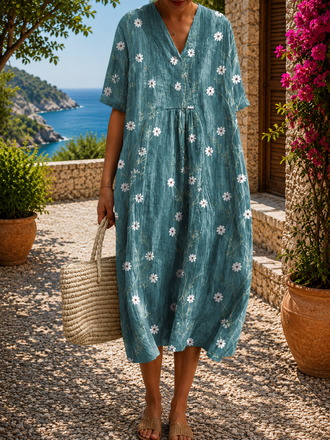 Alizée | Robe Fluide Élégante Pour Femme