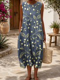 Naïa | Robe Fluide à Imprimé Fleuri