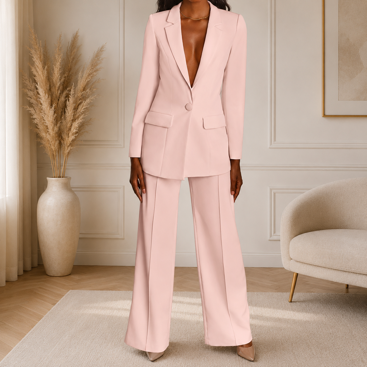 Juliette - Ensemble Blazer Chic et Pantalon Élégant