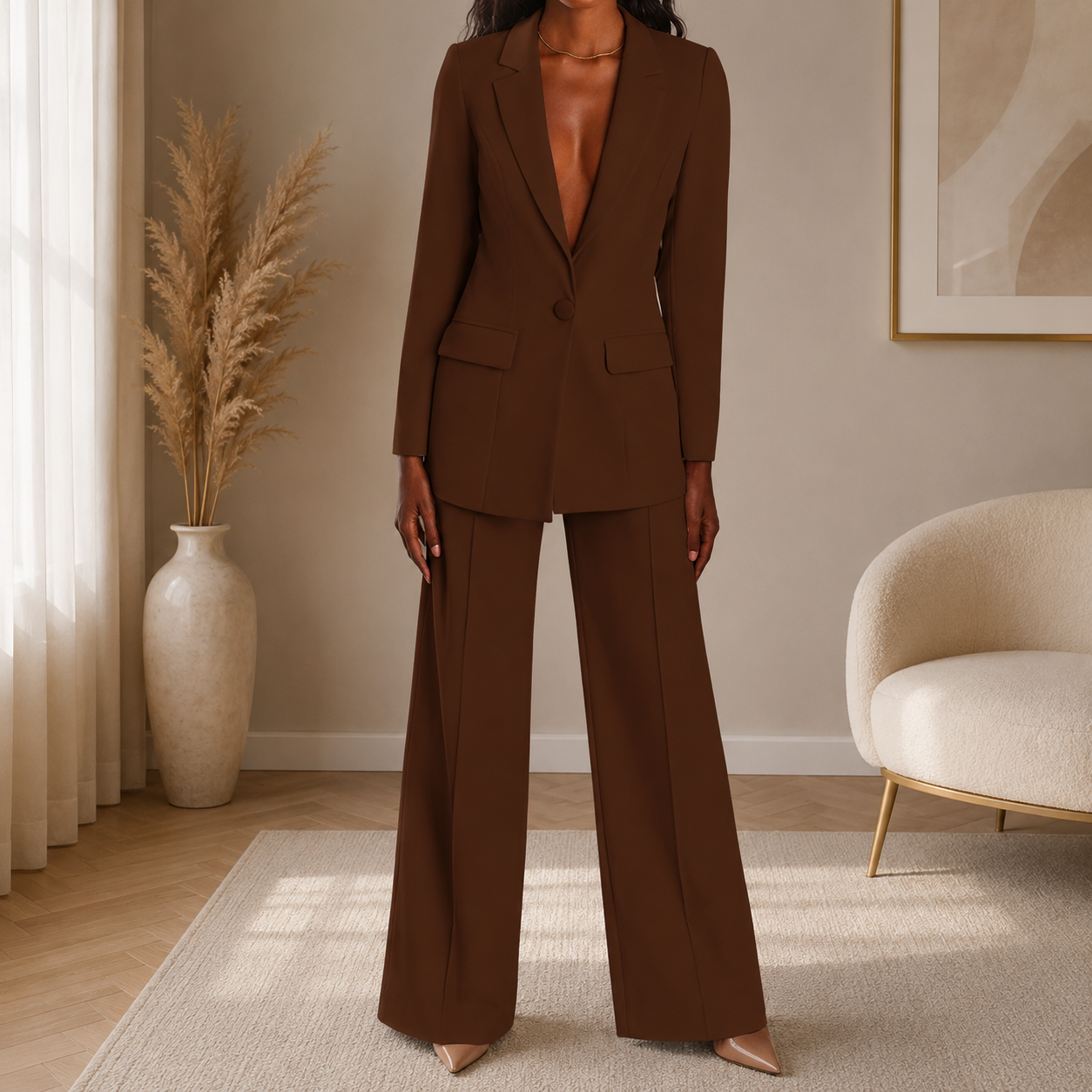 Juliette - Ensemble Blazer Chic et Pantalon Élégant