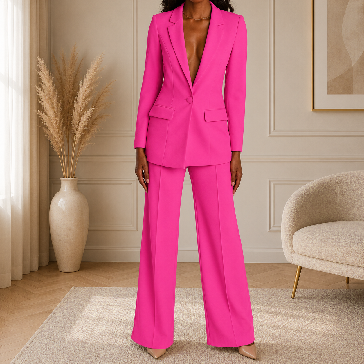Juliette - Ensemble Blazer Chic et Pantalon Élégant