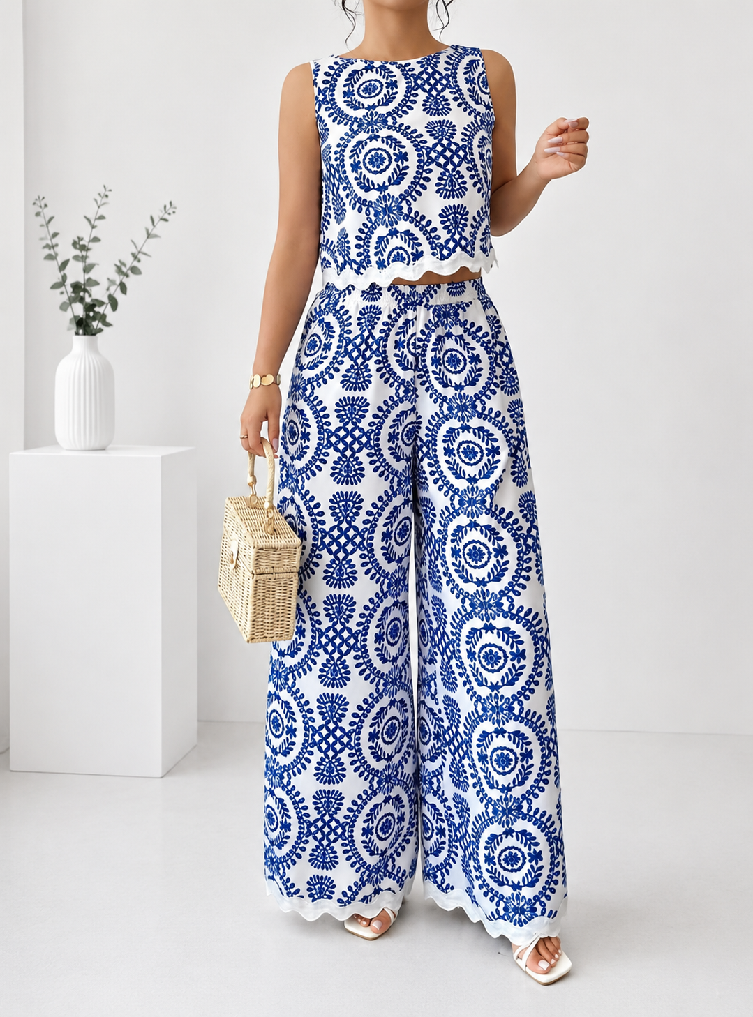Ensemble Bohème Chic Pour Femme | Élégance Méditerranéenne