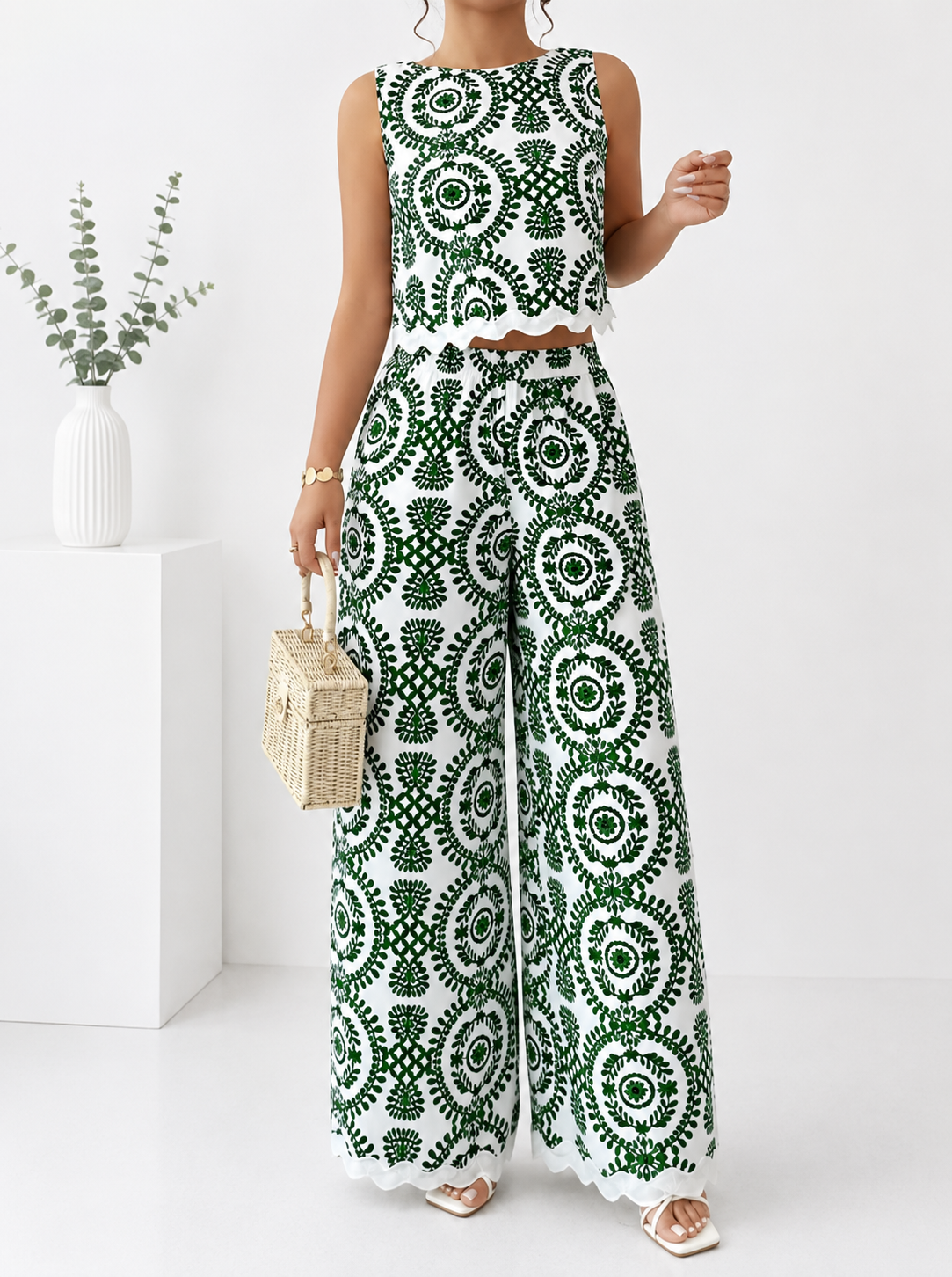 Ensemble Bohème Chic Pour Femme | Élégance Méditerranéenne