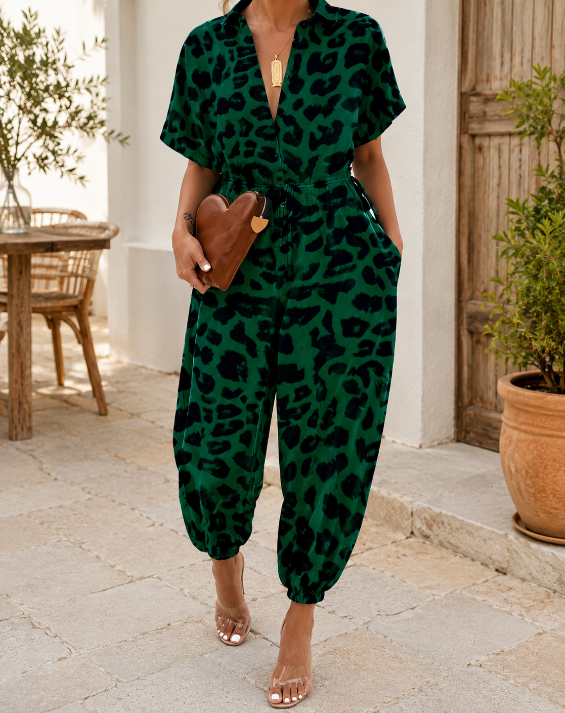 Combinaison Femme Imprimé Léopard | Chic, Moderne Et Confortable