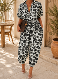 Combinaison Femme Imprimé Léopard | Chic, Moderne Et Confortable