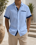 Chemise Homme Légère à Manches Courtes pour l'Été
