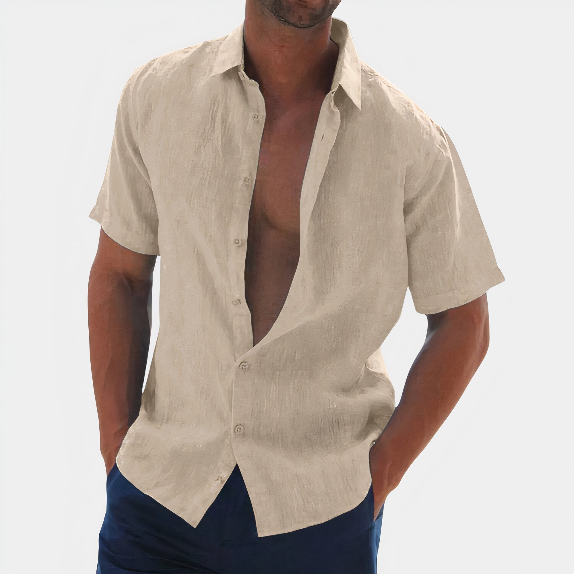 Chemise Homme en Lin | Élégance Naturelle et Confort Quotidien