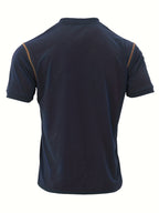 T-shirt Henley à manches courtes pour homme, style western, été 2024