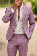 Ensemble Blazer et Pantalon Homme – Coupe Slim Fit – Poches Élégants