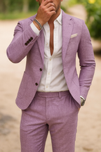 Ensemble Blazer et Pantalon Homme – Coupe Slim Fit – Poches Élégants